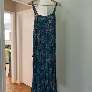 NATURAL LIFE Blue Floral Maxi Dress